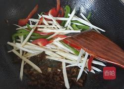 茭白肉丝的做法图解7
