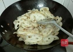 莲藕炒肉的做法图解5