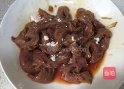 麻油腰花的做法图解3