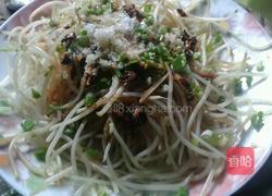凉拌脆爽黄豆芽的做法图解4