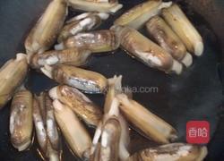 炒蛏子的做法图解3