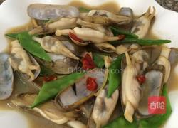 炒蛏子的做法图解6