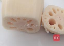 莲藕装糯米的做法图解2
