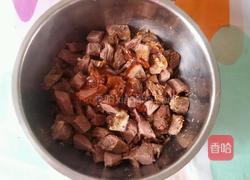 番茄红烩牛肉干的做法图解3