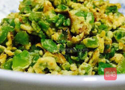 青椒鸡蛋的做法图解4