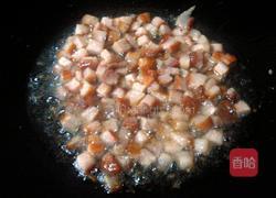 叉烧木耳炒饭的做法图解7