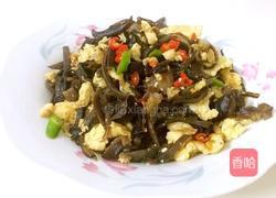 木耳炒蛋的做法图解5