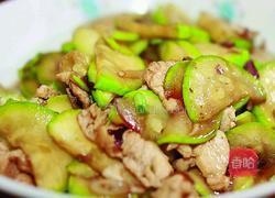 角瓜炒肉的做法图解6