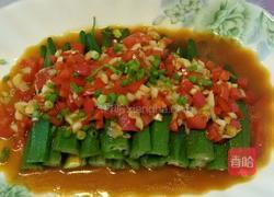 凉拌秋葵的做法图解5