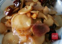 杏鲍菇炒腊肉的做法图解7