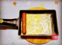 奶酪香腸玉子燒的做法图解4