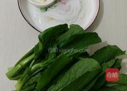 菜心粉丝的做法图解1