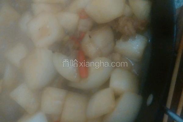  萝卜炖肉