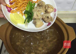 鸡腿虫草汤的做法图解5