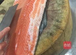 刺身挪威三文鱼的做法图解4