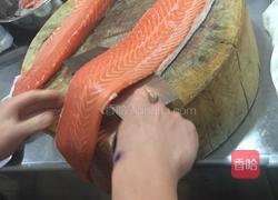 刺身挪威三文鱼的做法图解5