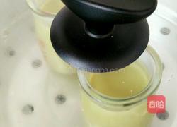 抹茶牛奶鸡蛋羹的做法图解7