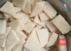 油菜炖豆腐的做法图解3