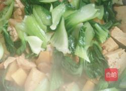 油菜炖豆腐的做法图解10