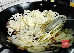 辣椒炒莲藕的做法图解4