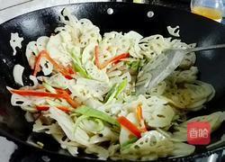 辣椒炒莲藕的做法图解5