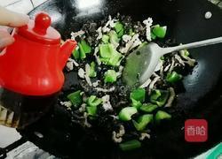甜椒肉丝炒木耳的做法图解7