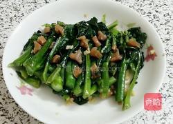 蒜蓉芥蓝炒萝卜干的做法图解11