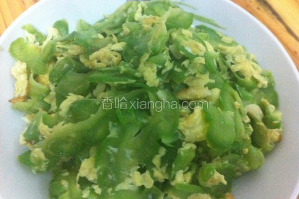 鸡蛋炒苦瓜