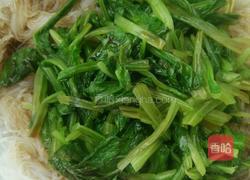 青椒小白菜粉丝的做法图解5