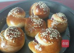 花样紫薯面包的做法图解7