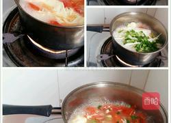 西红杮金针菇鸡蛋汤的做法图解12