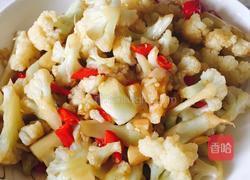 爆炒花菜的做法图解1