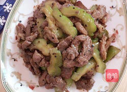 黑椒牛肉烩凉瓜的做法图解8