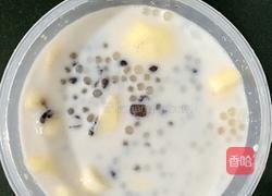 红豆黑米椰奶西米露的做法图解5