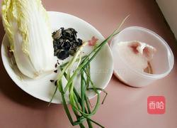 木耳娃娃菜肉片的做法图解1