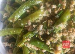 干煸四季豆的做法图解4