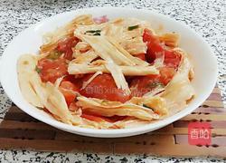 西红杮烧腐竹的做法图解9