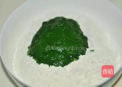 鲜虾仁菠菜卷的做法图解5