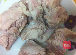 莲藕炖排骨的做法图解3