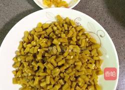 肉末炒酸豆角的做法图解2