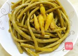 肉末炒酸豆角的做法图解1