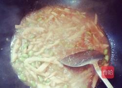 豆炒糖醋藕丝的做法图解3