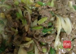 葱爆牛肉的做法图解4