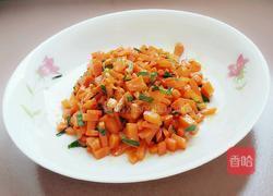 香葱胡萝卜丁的做法图解6