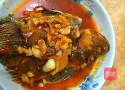 番茄酱闷罗非鱼的做法图解3