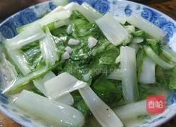 素炒小白菜的做法图解4