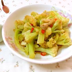 肉片炒菜花的做法[图]