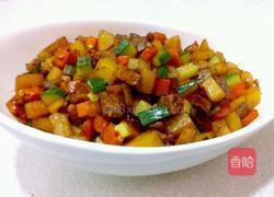 肉炒三丁的做法图解5