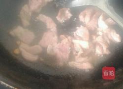 菜心炒肉的做法图解6