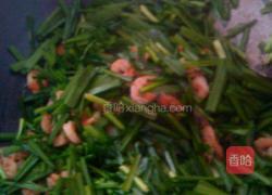 韭菜炒虾的做法图解3